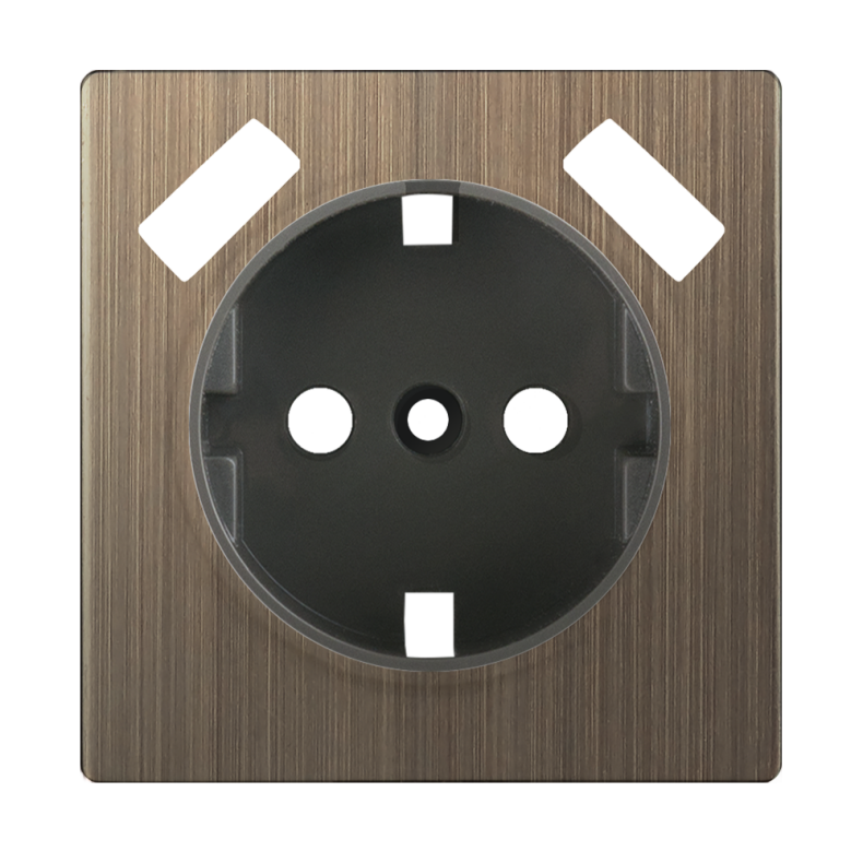 Лицевая панель для розетки IP20 с USB зарядкой. Цвет Бронза. Werkel (Веркель). Встраиваемые механизмы. WL12-USB-CP. a037205