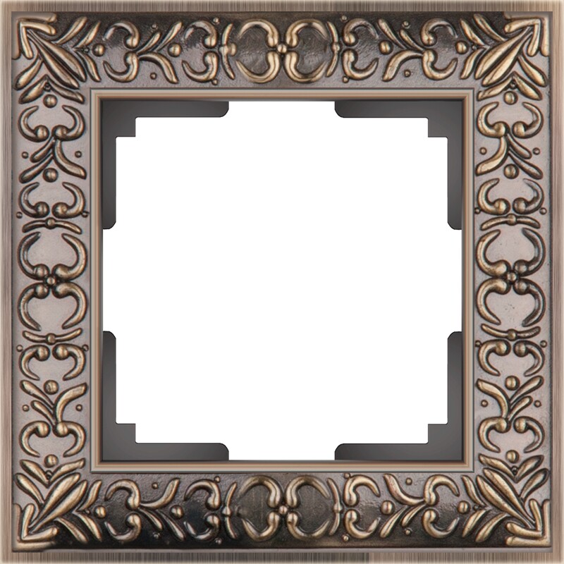 Рамка на 1 пост. Цвет Бронза. Werkel (Веркель). Antik. WL07-Frame-01 Бронза. a029838