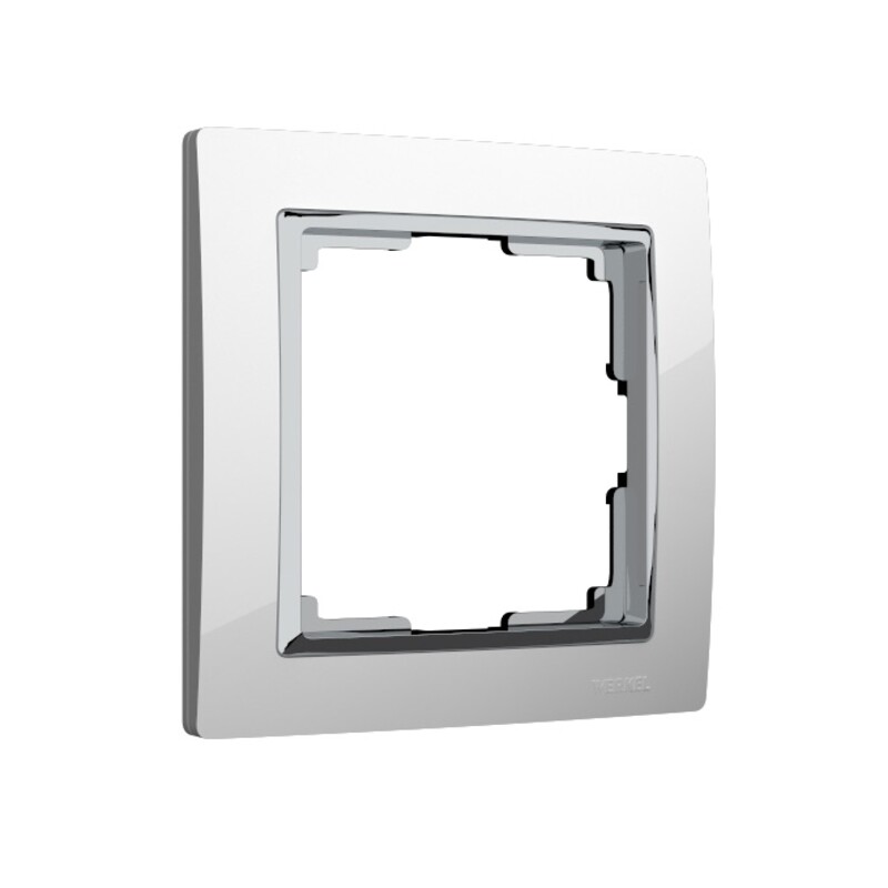 Рамка на 1 пост. Цвет Белый. Werkel (Веркель). Snabb. WL03-Frame-01-white Белый. a028880