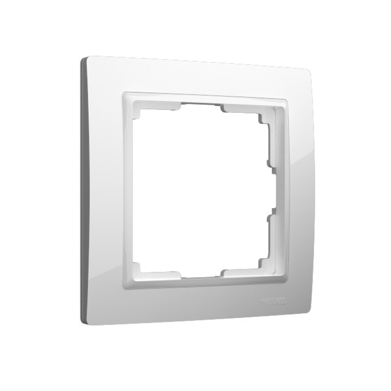 Рамка на 1 пост. Цвет Белый. Werkel (Веркель). Snabb basic. WL03-Frame-01 Белый. a036625