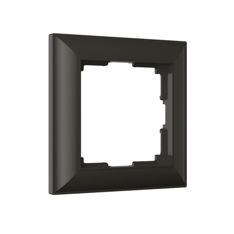 Рамка на 1 пост. Цвет Серо-коричневый. Werkel (Веркель). Fiore. WL14-Frame-01 Серо-коричневый. a038866