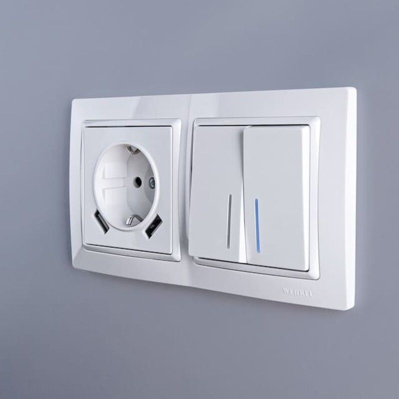 Рамка на 2 поста. Цвет Белый. Werkel (Веркель). Snabb basic. W0022001 - a051305