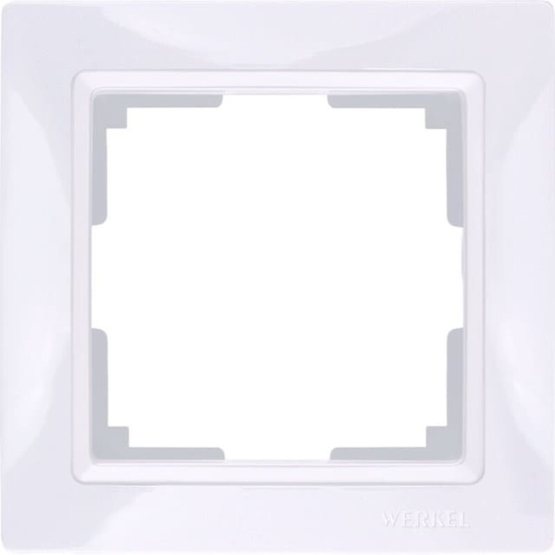 Рамка на 1 пост. Цвет Белый. Werkel (Веркель). Snabb basic. W0012001 - a051303