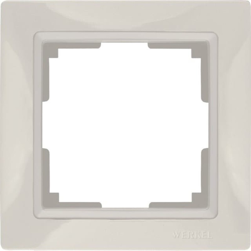 Рамка на 1 пост. Цвет Слоновая кость. Werkel (Веркель). Snabb basic. W0012003 - a051297