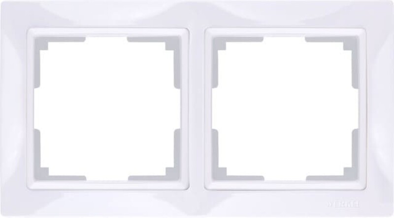 Рамка на 2 поста. Цвет Белый. Werkel (Веркель). Snabb basic. W0022001 - a051305