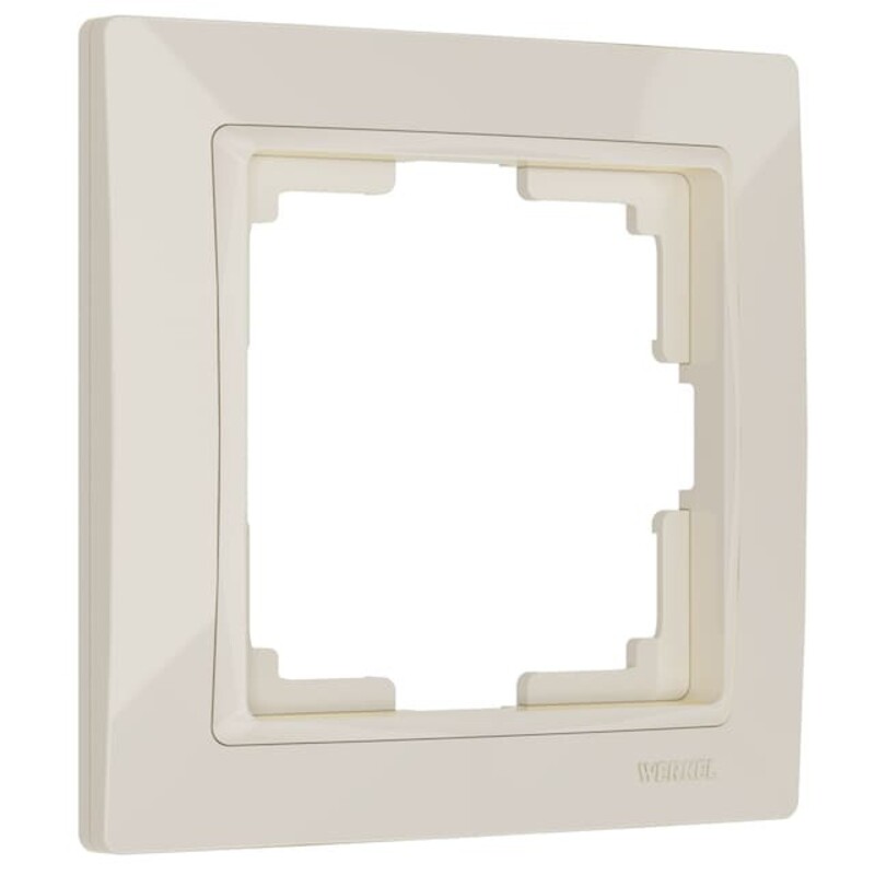 Рамка на 1 пост. Цвет Слоновая кость. Werkel (Веркель). Snabb basic. W0012003 - a051297