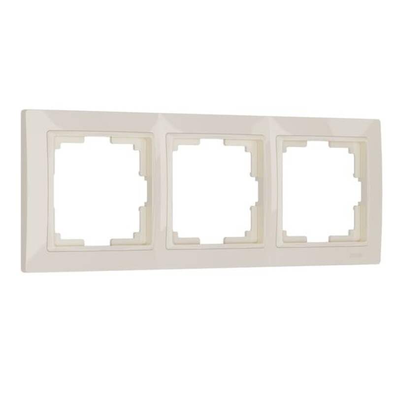 Рамка на 3 поста. Цвет Слоновая кость. Werkel (Веркель). Snabb basic. W0032003 - a051296