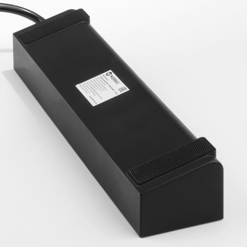 Розеточный блок 4-х местный с USB зарядкой тип А 4х2К+З/3хUSB провод 1,7 м. Цвет Чёрный / шампань рифлёный. Werkel(Веркель). W6514944 / a051462
